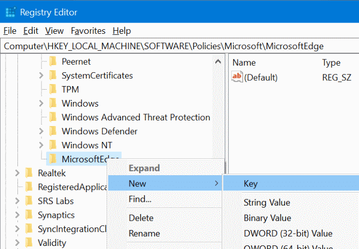 empêcher l'installation d'extensions dans Edge dans Windows 10 pic4