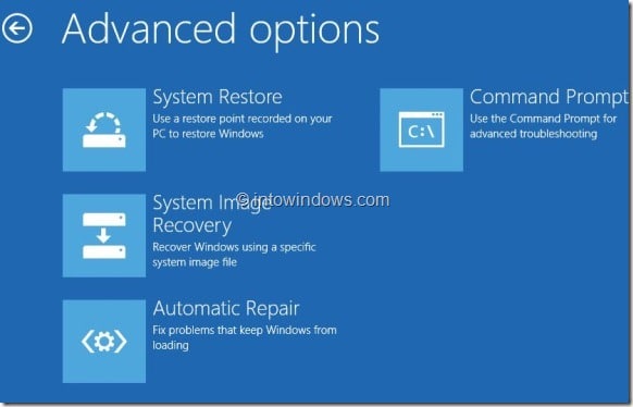 Activer le menu de démarrage graphique dans Windows 8 Step8
