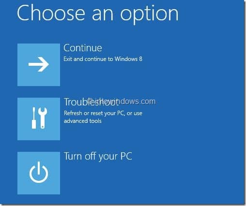 Activer le menu de démarrage graphique dans Windows 8 Step2