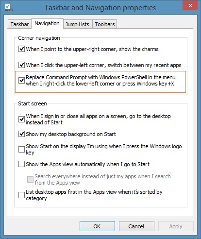Exécutez l'invite de commande en tant qu'administrateur dans Windows 8 Method2 Step2