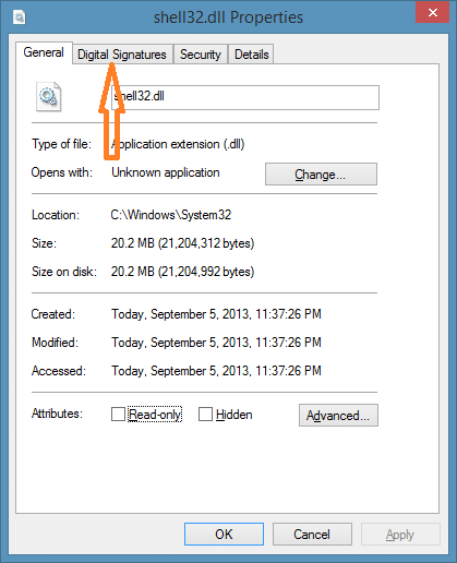 Volet de détails dans Windows 8.1
