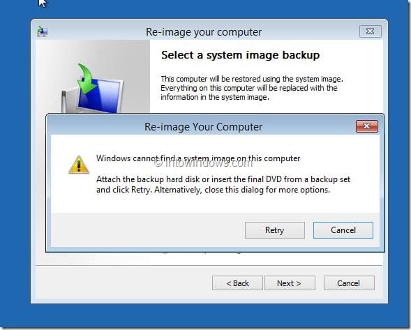 Restaurer l'image Windows 8.1 Step24