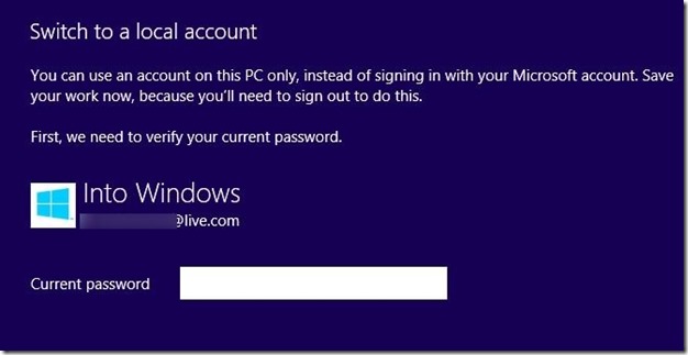 renommez le nom de votre compte Microsoft sur l'écran de démarrage Step5