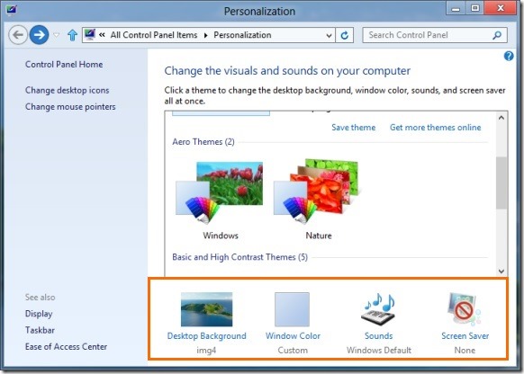 Créer un thème Windows 8 Step1