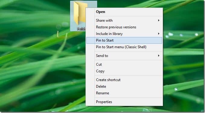 Ajouter des dossiers à la barre des tâches dans Windows 10 étape 1