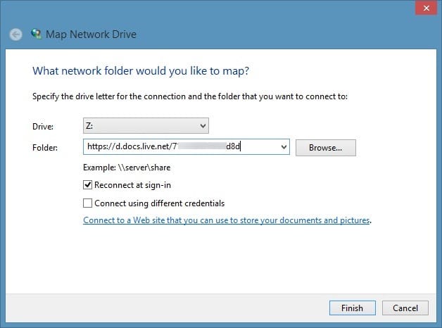 Connectez-vous à SkyDrive sans compte Microsoft dans Windows 8.1 Step5