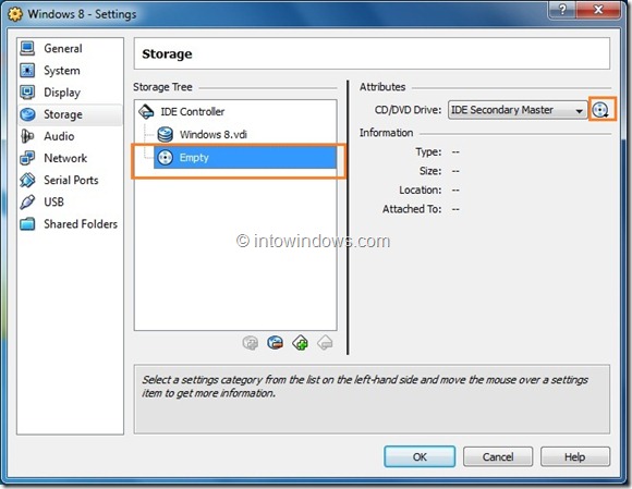 Installez Windows 8 sur la machine virtuelle VirtualBox Step12