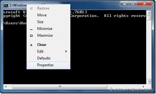 Modifier le texte de l'invite de commande et la couleur d'arrière-plan dans Windows