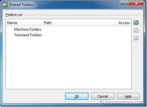 Partager des dossiers entre VirtualBox et la machine hôte Windows 7 Étape 2