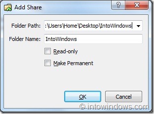 Partager des dossiers entre VirtualBox et la machine hôte Windows 7 Étape 3