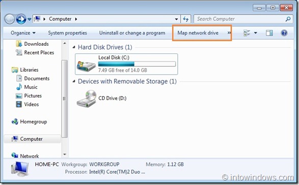 Partager des dossiers entre VirtualBox et la machine hôte Windows 7 Étape 4