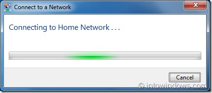 Connectez-vous au réseau sans fil Windows 7 Étape 4