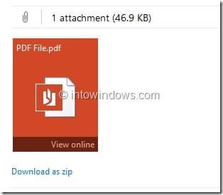 Ouvrez et visualisez des PDF en ligne à l'aide de SkyDrive Picture