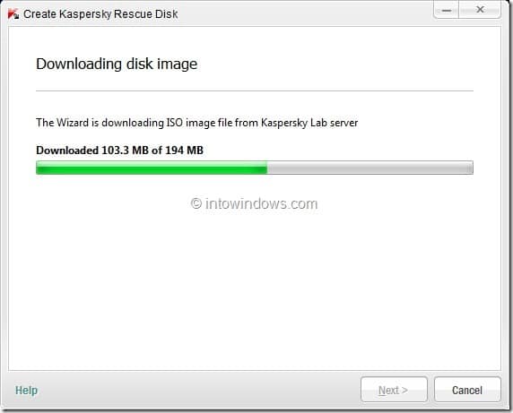 Comment créer Kaspersky Rescue Disk USB Étape 4