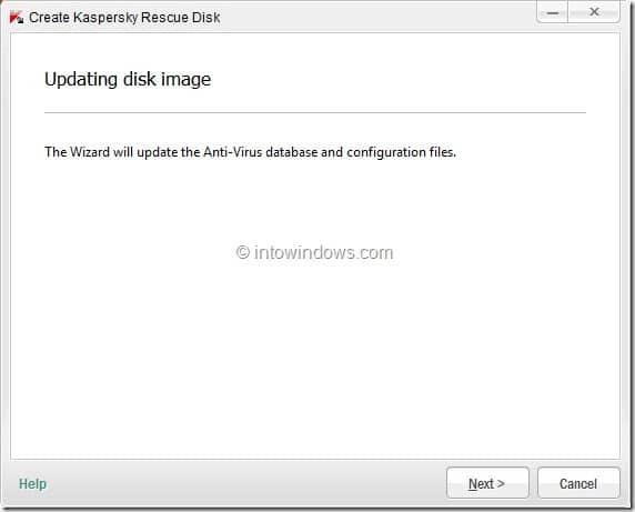 Comment créer Kaspersky Rescue Disk USB Étape 5