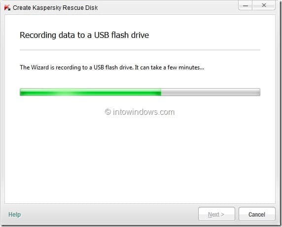 Comment créer Kaspersky Rescue Disk USB Étape 8