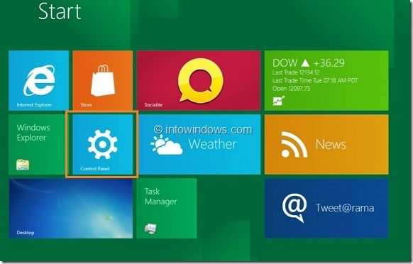 Activer ou désactiver le clic droit sur la tablette Windows 8