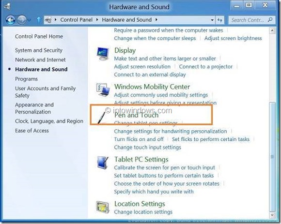 Activer ou désactiver le clic droit dans Windows 8