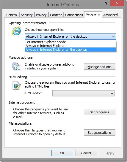 Internet Explorer Étape 2