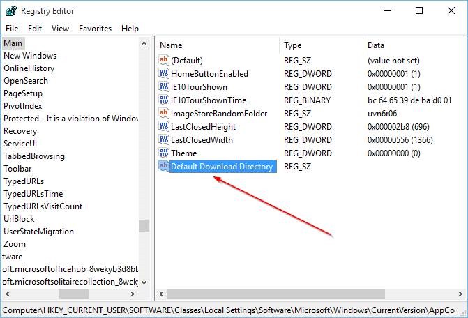 Modifier l'emplacement de téléchargement par défaut dans Microsoft Edge étape 4