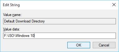 Modifier l'emplacement de téléchargement par défaut à l'étape 5 de Microsoft Edge