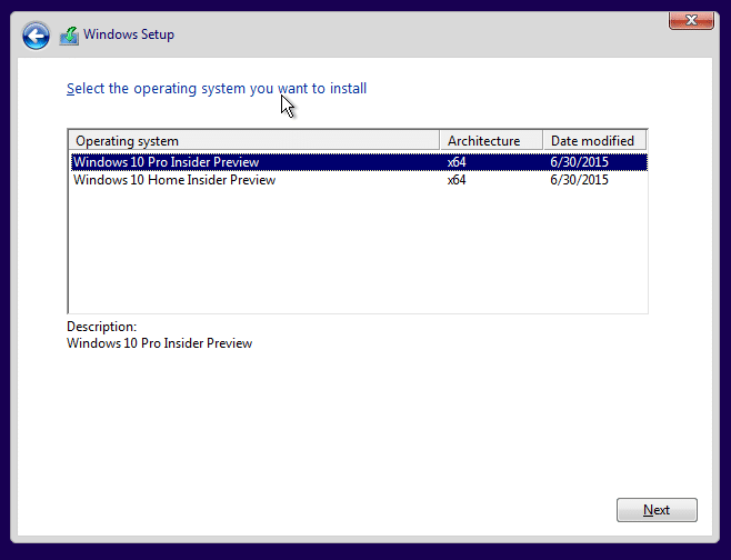 Installation propre de Windows 10 Étape 6