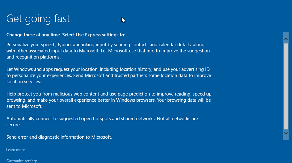 Installation propre de Windows 10, étape 13