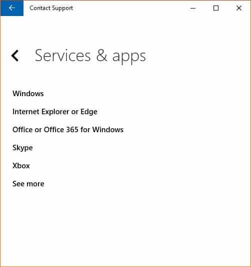 Discuter avec le support Microsoft Image de Windows 10 3