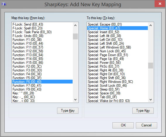 Remappez le clavier sous Windows 7 et 8.1 à l'aide de l'image SharpKeys 1