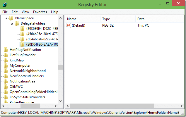afficher les partitions dans le dossier Accueil dans l'image 1 de Windows 10