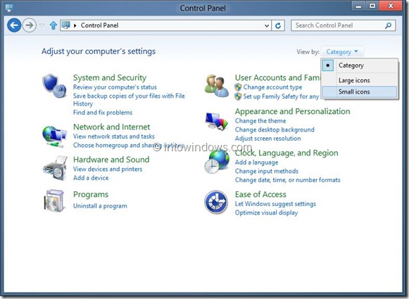 Créer un lecteur de récupération Windows 8 Étape 6