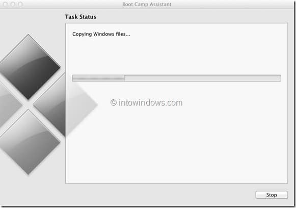 Installez Windows 8 sur Mac Étape 5