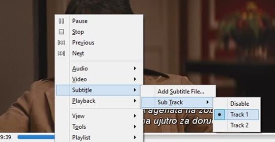 Désactivez les sous-titres par défaut dans VLC Player Step31