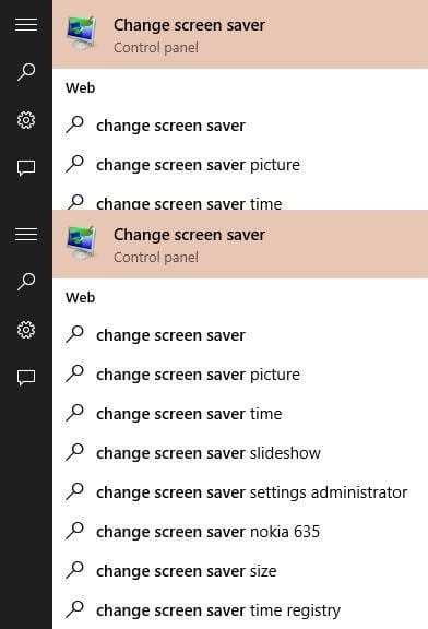 Ouvrez les paramètres de l'économiseur d'écran dans l'image Windows 10 5