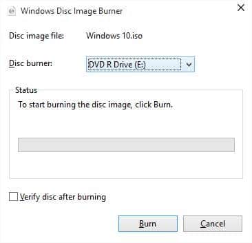Image DVD amorçable 2 de Windows 10