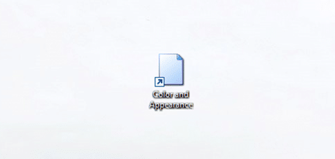 Ouvrez la couleur et l'apparence dans Windows 10 étape 5