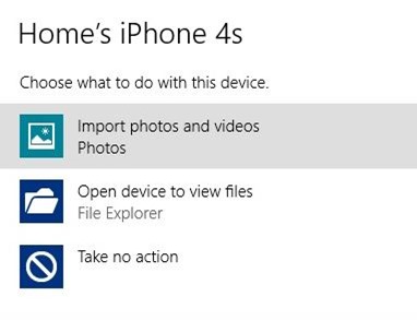 Importer des photos iPhone vers Windows Step2