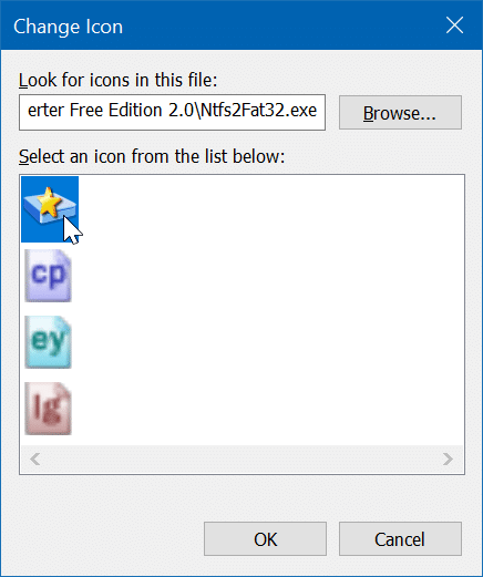 supprimer le bouclier jaune et bleu des raccourcis de programme sur le bureau dans Windows 10 pic5