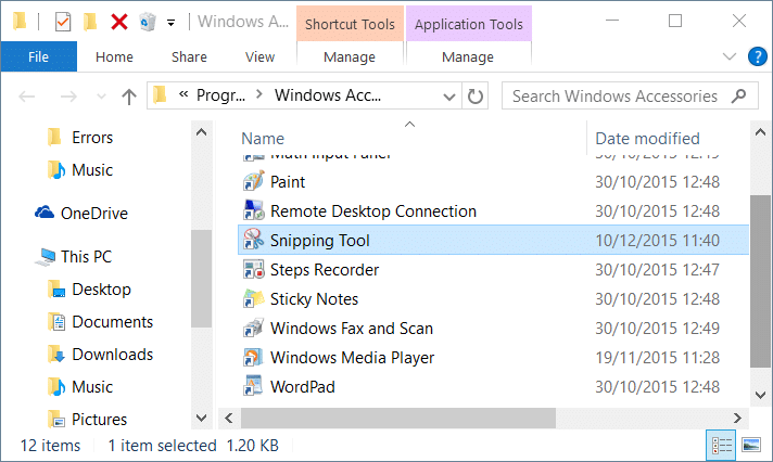 raccourci clavier pour l'outil de capture de Windows 10 step2