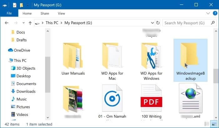 créer une sauvegarde d'image système dans Windows 10 pic10