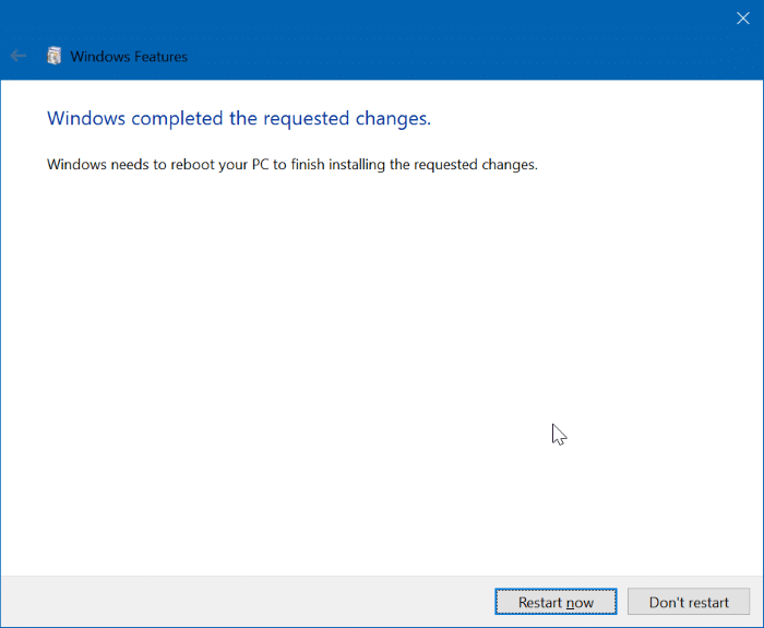 activer hyper-v dans Windows 10 pic5
