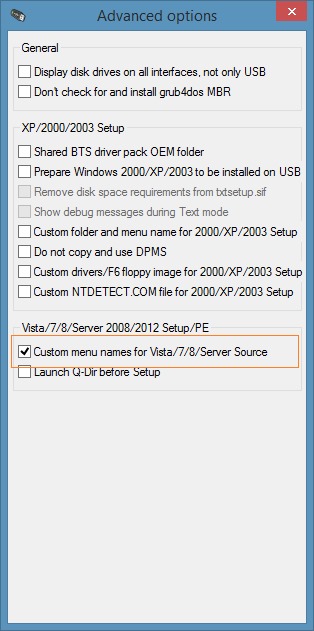 Installez Windows 7 et Windows 8.1 à partir de la même image USB 1
