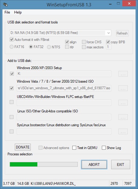Installez Windows 7 et Windows 8.1 à partir de la même image USB 6