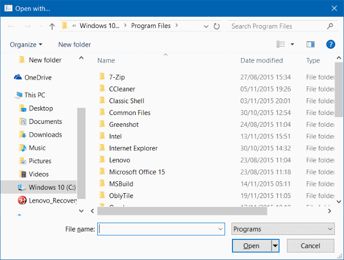 Changer le lecteur PDF par défaut dans Windows 10 étape 10