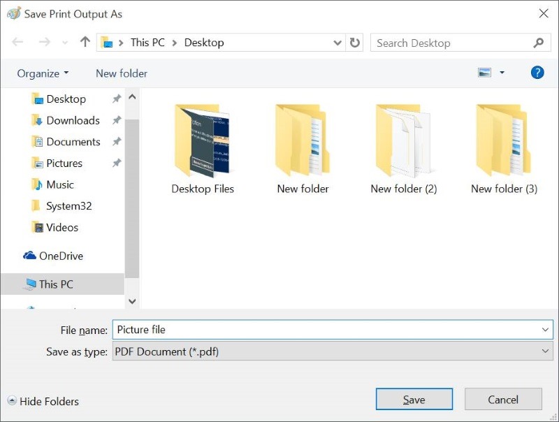 Convertir des documents en PDF dans Windows 10 sans outils Third Pary pic4