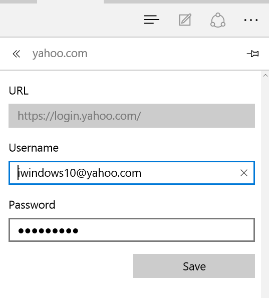 Supprimer les mots de passe enregistrés dans le navigateur Edge Windows 10 Étape 7