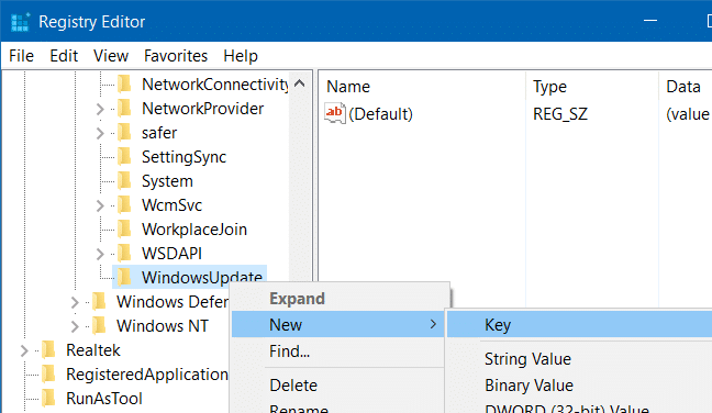 Désactiver les mises à jour automatiques de Windows dans Windows 10 (6)