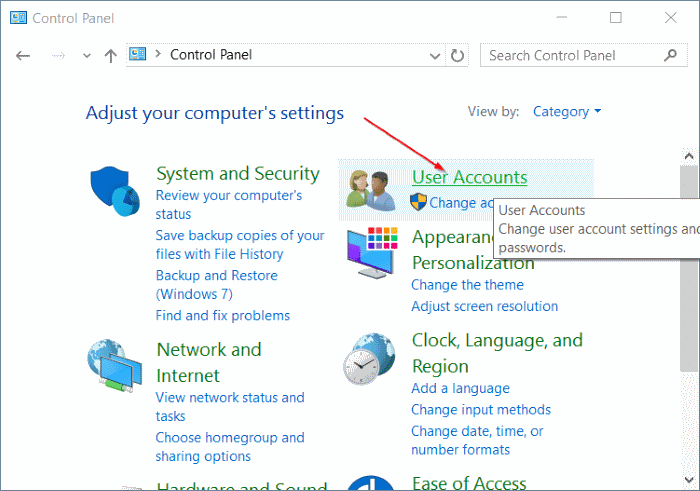 supprimer le compte d'utilisateur dans Windows 10 étape 5