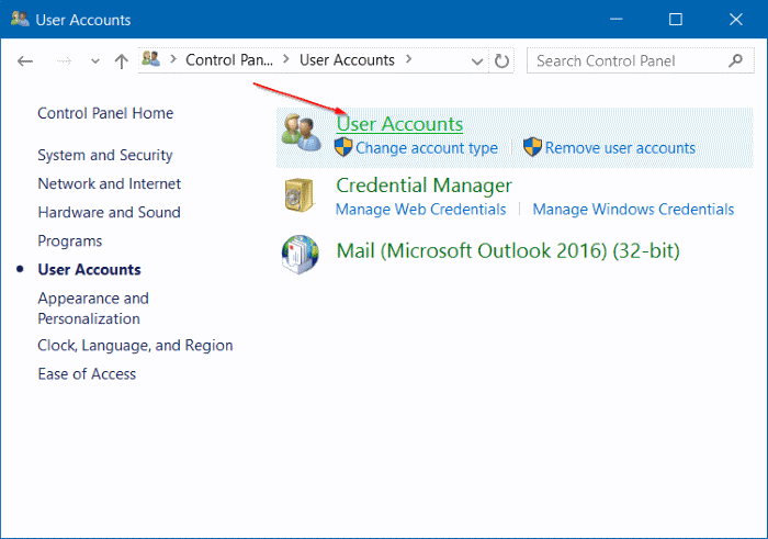 supprimer le compte d'utilisateur dans Windows 10 étape 6