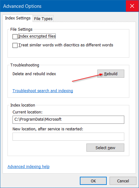 correction de l'outil de capture manquant dans le menu Démarrer de Windows 10 pic1